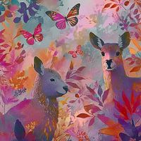 Jardin d'enfants coloré