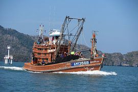 Vissersboot Thailand sur Hans Tromp
