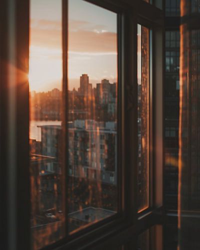 West coast sunset: magical play of light