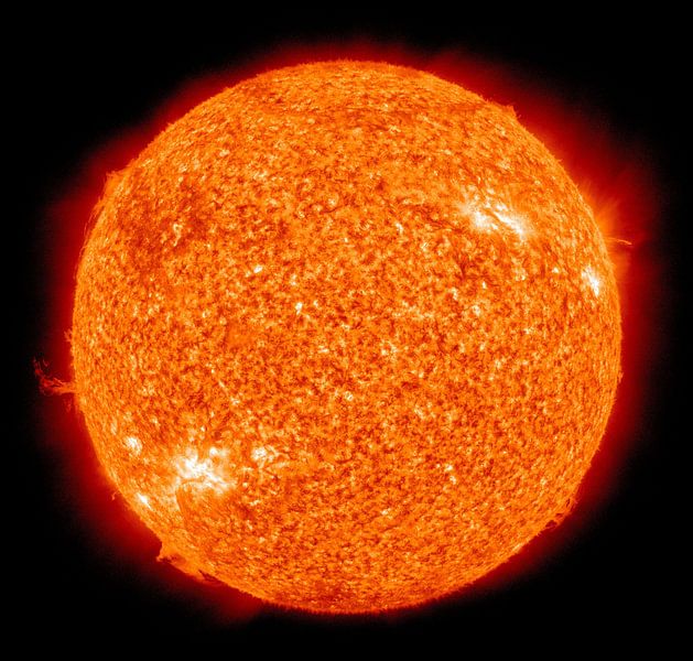 Le soleil comme une boule de feu par Digital Universe