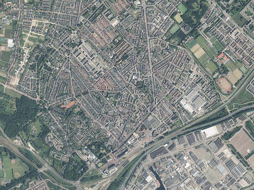 Luchtfoto van Beverwijk