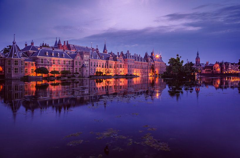 Binnenhof La Haye Hollande méridionale - Photo du soir par Retinas Fotografie