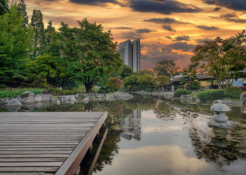 Japanse Tuin + CCH van Das-Hamburg-Foto