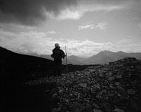 On the old coffin road just after the rain, Scotland