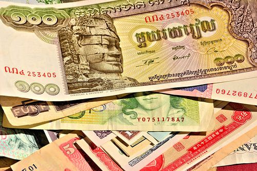 Bankbiljetten van over de hele wereld