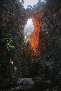 God's Bridge in Akchour, Morocco (Le Pont de Dieu) by Jules Captures - Photography by Julia Vermeulen