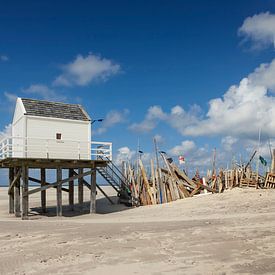 drenkelinghuis Vlieland waddenzee strand van Martin Rijpstra