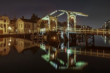 Leiden - Rembrandtbrücke von Frank Smit Fotografie