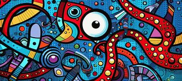 Tentacle Parade by ARTEO Paintings
