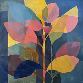 Plants and leaves by Wonderful Art
