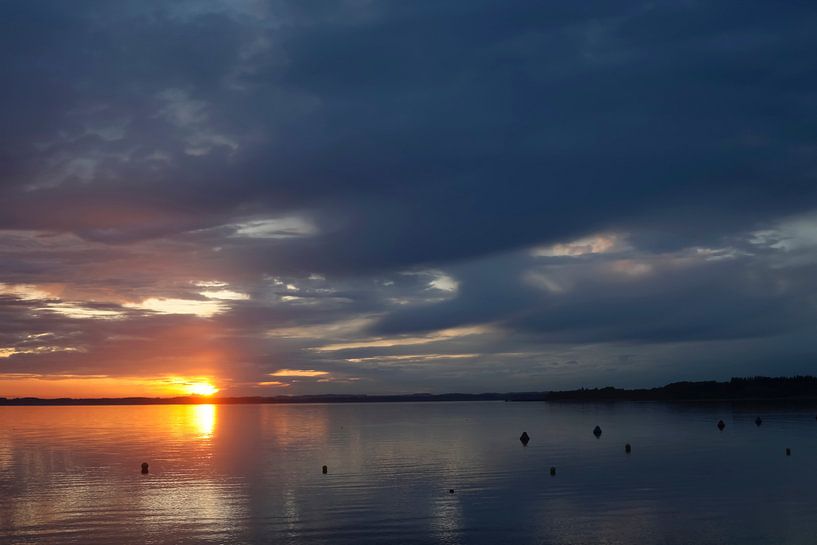 Evening at Lake Chiemsee by Thomas Jäger