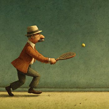 man doet poging tot padel