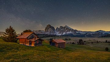 Alpe di Siusi - The Seiser Alm at night