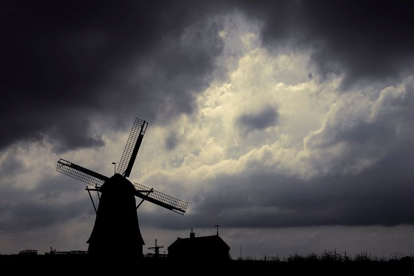 Vent et moulin par Ton van Buuren