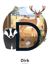 Namensplakat Dirk