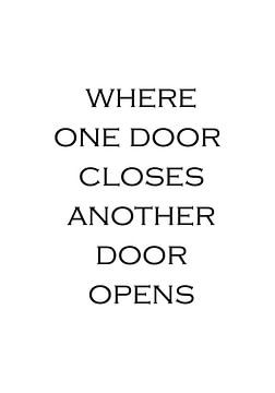 Waar een deur dicht gaat... 1 | Inspirerende tekst, quote van Ratna Bosch