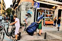 Madrid - Cello mit Mädchen