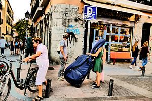 Madrid - Cello mit Mädchen