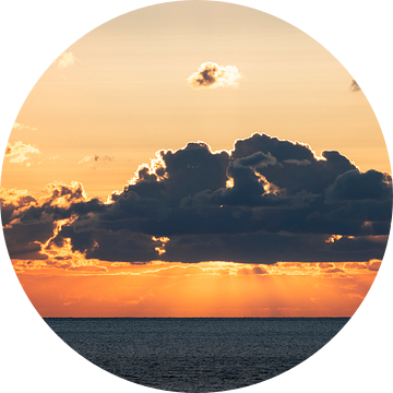 Zonsondergang Noordzee Nederland