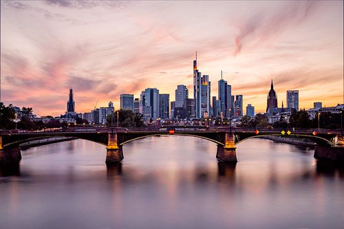 Frankfurt Skyline at dusk