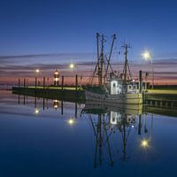 Krabbenkotter in de haven van Wremen