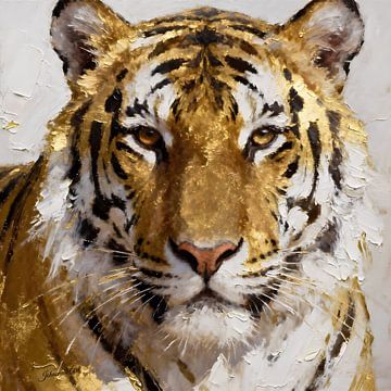 Aureate Presence - Tiger 2 van Johannas Art Creations