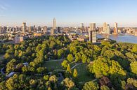 Het schitterende stadspark van Rotterdam tijdens de zonsondergang van MS Fotografie | Marc van der Stelt thumbnail