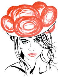 Zwarte Woud meisje om verliefd op te worden van zey-art