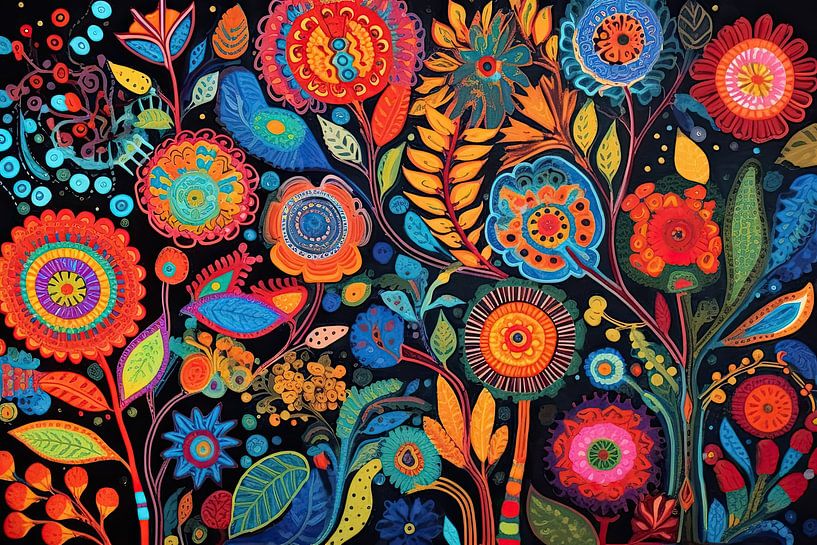 Colourful flowers by Imagine