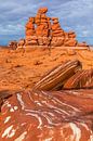 Adeii Eechii Cliffs, Painted Desert, Arizona von Henk Meijer Photography Miniaturansicht