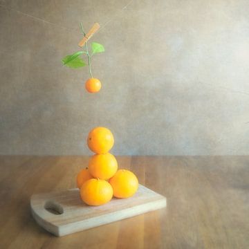 Stilleven met sinaasappelen van Mds foto