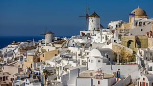 Santorin - Windmühlen von Oia