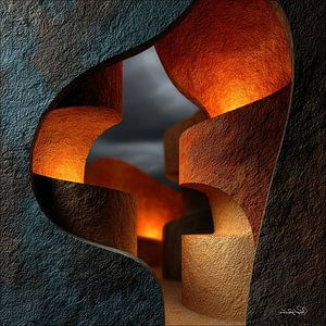 abstrakte Formen und Texturen