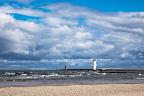 Mole in Swinemünde in Polen