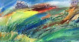 quirlige Landschaft von Claudia Gründler
