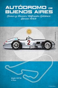 Buenos Aires Racetrack Vintage von Theodor Decker