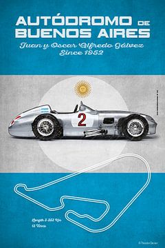 Buenos Aires Racetrack Vintage by Theodor Decker