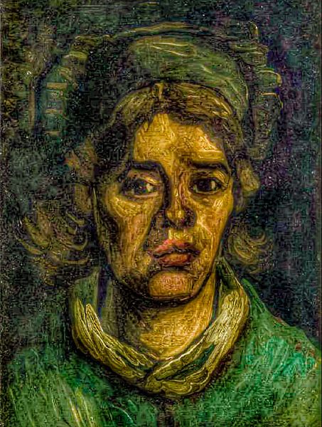 Kopf einer Frau Vincent Van Gogh von Truckpowerr