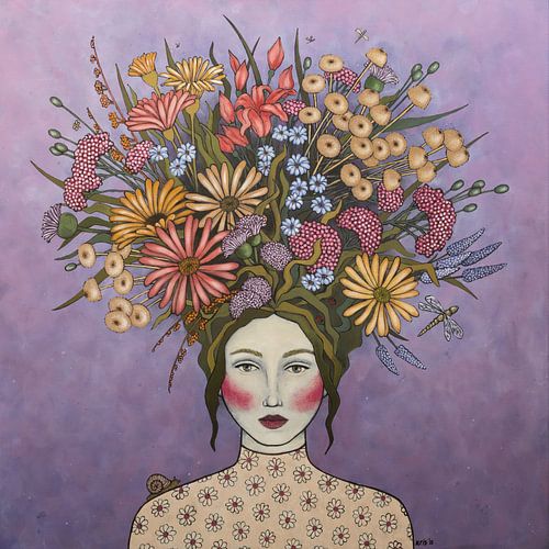 Flowers on my mind (no.2025-01) by Kris Stuurop