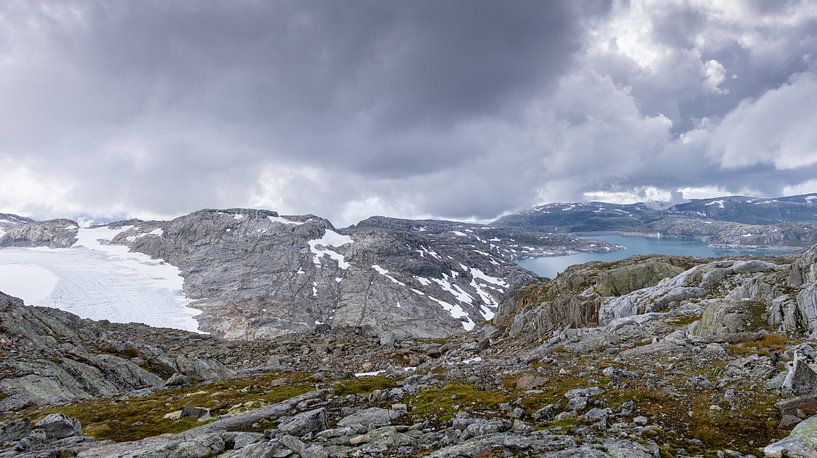 Panorama eines Gletschers von Sebastian Stef