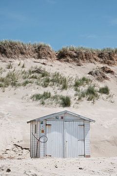 Strandhuisje op Texel van Map of Joy