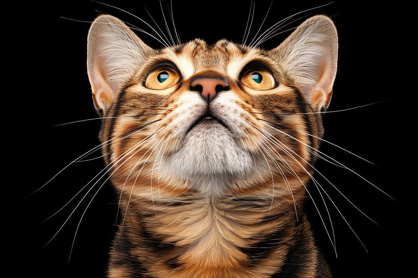 Nearby image of a curious cat by Imperial Art House