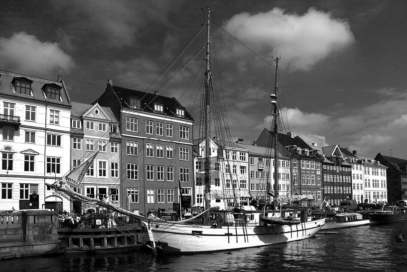 Nyhavn, Kopenhagen von mono chromie