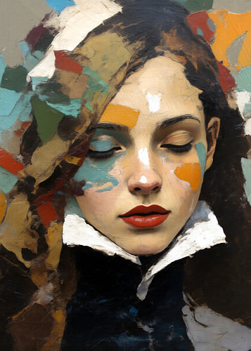 Serene Women: Portraits in Abstraction I