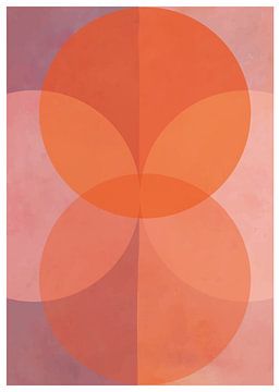 TW Living - Abstract Butterfly ORANGE by TW living