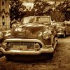 Vieille décapotable à Havann Cuba avec tonalité sépia sur Dieter Walther