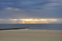 Avondzon op het strand