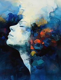 Frauen | Gesichter der Farbe und des Monochroms von Kunst Laune