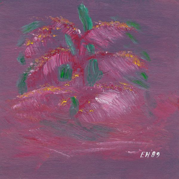 EH PAINTING ART 1989 #0473 Palmboomn van Willem Hartgers