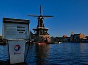 Spaarne gezicht op Haarlem bij Molen de Adriaan van Remco van Kampen thumbnail